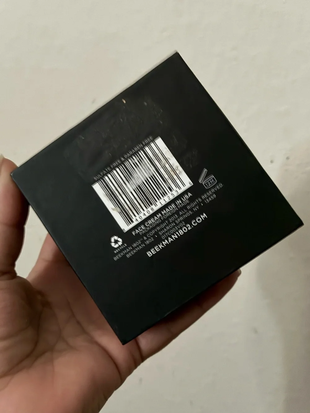 NIB Beekman 1802 Blaak Night Goat Milk Cream